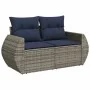 Set de sofás de jardín con cojines 9 pzas ratán sintético gris von , Gartensets - Ref: Foro24-3327246, Preis: 736,88 €, Rabat...