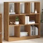 Estantería de madera ingeniería roble artisan 97,5x29,5x100 cm de , Librerías y estanterías - Ref: Foro24-855789, Precio: 85,...