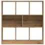 Estantería de madera ingeniería roble artisan 97,5x29,5x100 cm de , Librerías y estanterías - Ref: Foro24-855789, Precio: 85,...