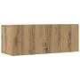 Mueble para TV de pared 7 piezas roble artesanal de , Muebles TV - Ref: Foro24-3329208, Precio: 198,06 €, Descuento: -5%%