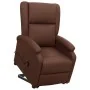 Sillón elevable cuero sintético marrón | Foro24.es | Tu tienda online para hogar, jardín y más Foro24.es