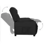 Sillón reclinable de tela negro von , Sessel - Ref: Foro24-339050, Preis: 224,01 €, Rabatt: -5%%