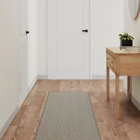 Alfombra de pasillo con aspecto de sisal gris taupe 50x300 cm de , Alfombras - Ref: Foro24-355768, Precio: 46,69 €, Descuento: %