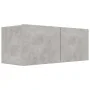 Set muebles de salón TV 7 pzas madera ingeniería gris hormigón de , Muebles TV - Ref: Foro24-3079092, Precio: 220,64 €, Descu...