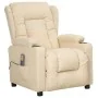 Sillón de masaje elevable tela color crema de , Sillones de masaje eléctricos - Ref: Foro24-3093442, Precio: 289,90 €, Descue...