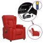 Sillón de masaje elevable cuero sintético rojo tinto | Foro24.es | Tu tienda online para hogar, jardín y más Foro24.es
