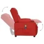 Sillón de masaje elevable cuero sintético rojo tinto | Foro24.es | Tu tienda online para hogar, jardín y más Foro24.es