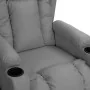 Sillón de masaje elevable cuero sintético gris | Foro24.es | Tu tienda online para hogar, jardín y más Foro24.es