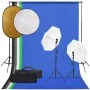 Kit de estudio fotográfico con set de luces, fondo y reflector by , Flashes and studio lighting - Ref: Foro24-3094666, Price:...