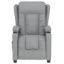 Sillón reclinable eléctrico tela gris claro de , Sillones - Ref: Foro24-3098777, Precio: 254,87 €, Descuento: -5%%