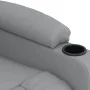 Sillón reclinable eléctrico tela gris claro de , Sillones - Ref: Foro24-3098777, Precio: 254,87 €, Descuento: -5%%
