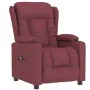 Sillón reclinable eléctrico tela rojo tinto | Foro24.es | Tu tienda online para hogar, jardín y más Foro24.es