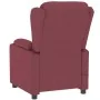 Sillón reclinable eléctrico tela rojo tinto | Foro24.es | Tu tienda online para hogar, jardín y más Foro24.es