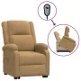 Sillón de masaje elevable terciopelo marrón | Foro24.es | Tu tienda online para hogar, jardín y más Foro24.es