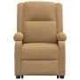 Sillón de masaje elevable terciopelo marrón | Foro24.es | Tu tienda online para hogar, jardín y más Foro24.es