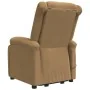 Sillón de masaje elevable terciopelo marrón | Foro24.es | Tu tienda online para hogar, jardín y más Foro24.es