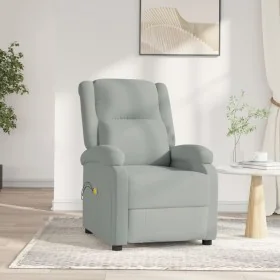 Sillón de masaje eléctrico terciopelo gris claro de , Sillones de masaje eléctricos - Ref: Foro24-3098404, Precio: 264,01 €, ...