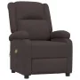 Sillón de masaje eléctrico tela marrón oscuro | Foro24.es | Tu tienda online para hogar, jardín y más Foro24.es