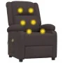 Sillón de masaje eléctrico tela marrón oscuro | Foro24.es | Tu tienda online para hogar, jardín y más Foro24.es