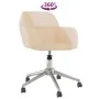 Silla de oficina giratoria tela color crema | Foro24.es | Tu tienda online para hogar, jardín y más Foro24.es