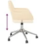 Silla de oficina giratoria tela color crema | Foro24.es | Tu tienda online para hogar, jardín y más Foro24.es