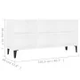 Mueble de TV con patas de metal blanco 103,5x30x50 cm | Foro24.es | Tu tienda online para hogar, jardín y más Foro24.es
