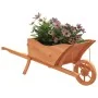 Jardinera con forma de carretilla madera de abeto 128x45,5x43cm de , Carretillas - Ref: Foro24-364229, Precio: 56,69 €, Descu...