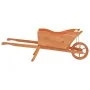 Jardinera con forma de carretilla madera de abeto 128x45,5x43cm de , Carretillas - Ref: Foro24-364229, Precio: 56,69 €, Descu...