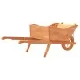 Jardinera con forma de carretilla madera de abeto 128x45,5x43cm de , Carretillas - Ref: Foro24-364229, Precio: 56,69 €, Descu...