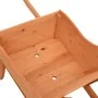 Jardinera con forma de carretilla madera de abeto 128x45,5x43cm de , Carretillas - Ref: Foro24-364229, Precio: 56,69 €, Descu...