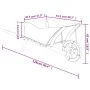Jardinera con forma de carretilla madera de abeto 128x45,5x43cm de , Carretillas - Ref: Foro24-364229, Precio: 56,69 €, Descu...