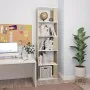 Estantería/divisor espacios blanco y roble sonoma 45x24x159 cm | Foro24.es | Tu tienda online para hogar, jardín y más Foro24.es