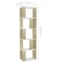 Estantería/divisor espacios blanco y roble sonoma 45x24x159 cm | Foro24.es | Tu tienda online para hogar, jardín y más Foro24.es