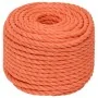 Cuerda de trabajo polipropileno naranja 24 mm 25 m de , Sogas y cuerdas metálicas - Ref: Foro24-152954, Precio: 45,74 €, Desc...