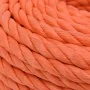 Cuerda de trabajo polipropileno naranja 24 mm 25 m de , Sogas y cuerdas metálicas - Ref: Foro24-152954, Precio: 45,74 €, Desc...