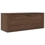 Mueble zapatero pared contrachapada marrón roble 100x35x38 cm de , Zapateros y organizadores de calzado - Ref: Foro24-821027,...