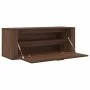 Mueble zapatero pared contrachapada marrón roble 100x35x38 cm de , Zapateros y organizadores de calzado - Ref: Foro24-821027,...