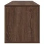Mueble zapatero pared contrachapada marrón roble 100x35x38 cm de , Zapateros y organizadores de calzado - Ref: Foro24-821027,...