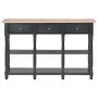 Mesa consola de MDF negra 120x30x76 cm de , Mesas auxiliares - Ref: Foro24-280018, Precio: 237,16 €, Descuento: -5%%