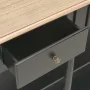 Mesa consola de MDF negra 120x30x76 cm de , Mesas auxiliares - Ref: Foro24-280018, Precio: 237,16 €, Descuento: -5%%