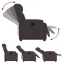 Sillón reclinable de tela marrón oscuro von , Sessel - Ref: Foro24-373541, Preis: 224,94 €, Rabatt: -5%%