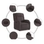 Sillón reclinable de tela marrón oscuro von , Sessel - Ref: Foro24-373541, Preis: 224,94 €, Rabatt: -5%%