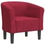 Sillón de terciopelo rojo tinto by , Armchairs - Ref: Foro24-356447, Price: 176,78 €, Discount: -5%%