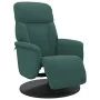 Sillón reclinable con reposapiés terciopelo verde oscuro de , Sillones - Ref: Foro24-356684, Precio: 208,79 €, Descuento: -5%%