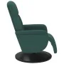 Sillón reclinable con reposapiés terciopelo verde oscuro de , Sillones - Ref: Foro24-356684, Precio: 208,79 €, Descuento: -5%%