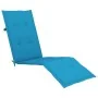Garden lounger with footrest and cushion in solid acacia wood by vidaXL, Loungers - Ref: Foro24-3064018, Price: 136,02 €, Dis...