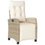 Set comedor de jardín 9 pzas con cojines ratán sintético beige by , Garden sets - Ref: Foro24-3212811, Price: 1,00 €, Discoun...