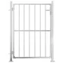 Puerta de jardín de acero inoxidable 100x125 cm de , Puertas de jardín - Ref: Foro24-376470, Precio: 152,01 €, Descuento: -5%%