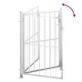 Puerta de jardín de acero inoxidable 100x125 cm de , Puertas de jardín - Ref: Foro24-376470, Precio: 152,01 €, Descuento: -5%%