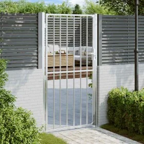 Puerta de jardín de acero inoxidable 100x180 cm de , Puertas de jardín - Ref: Foro24-376472, Precio: 176,88 €, Descuento: -5%%